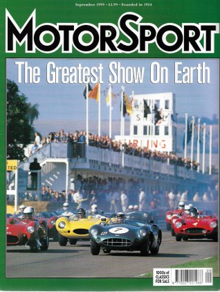 MOTOR SPORT 1999 SEPT - MASERATI 3200GT, CHIRON, SCHLEGELMILCH*